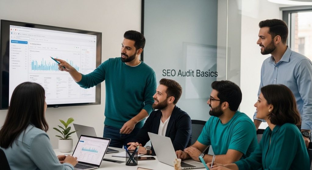 SEO audit teamwork