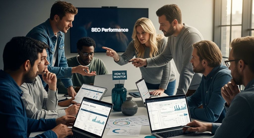 SEO performance, monitoring, teamwork