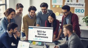 SEO service business teamwork