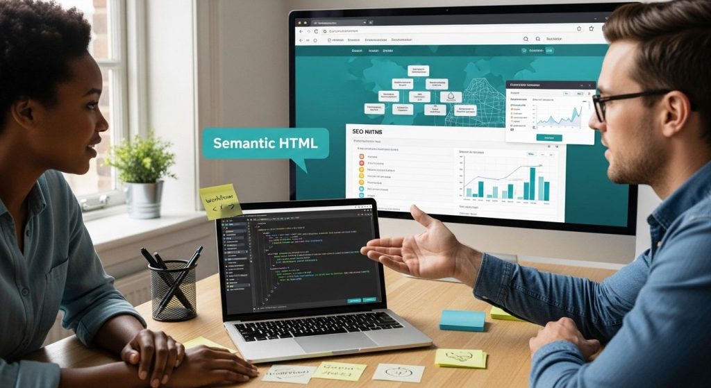 semantic html seo teamwork
