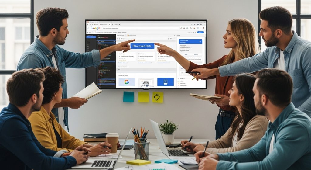 structured data SEO teamwork