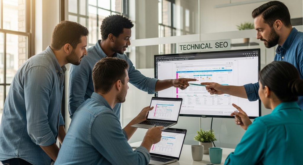 technical seo strategy teamwork