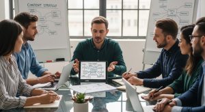 topic clusters, seo strategy, digital marketing teamwork