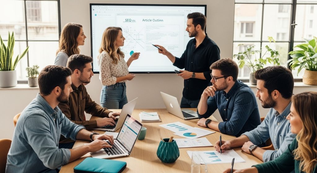 seo copywriting, teamwork, content strategy