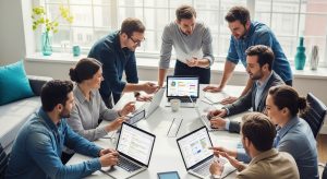 business productivity tools, team collaboration, modern office