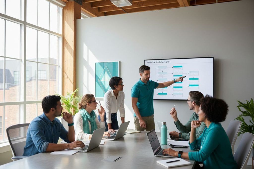 website architecture teamwork